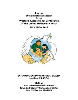 Journal Western Jurisdictional Conference of the United Methodist