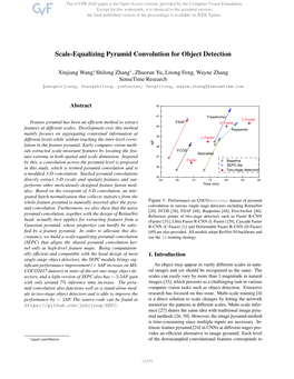 Scale-Equalizing Pyramid Convolution for Object Detection