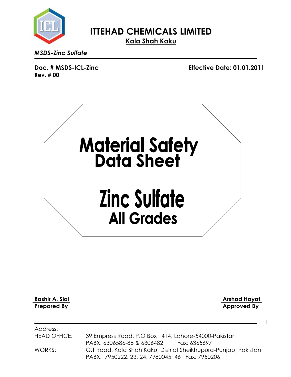 Zinc Sulfate