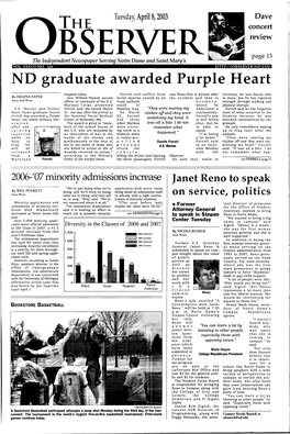 ND Graduate Awarded Purple Heart