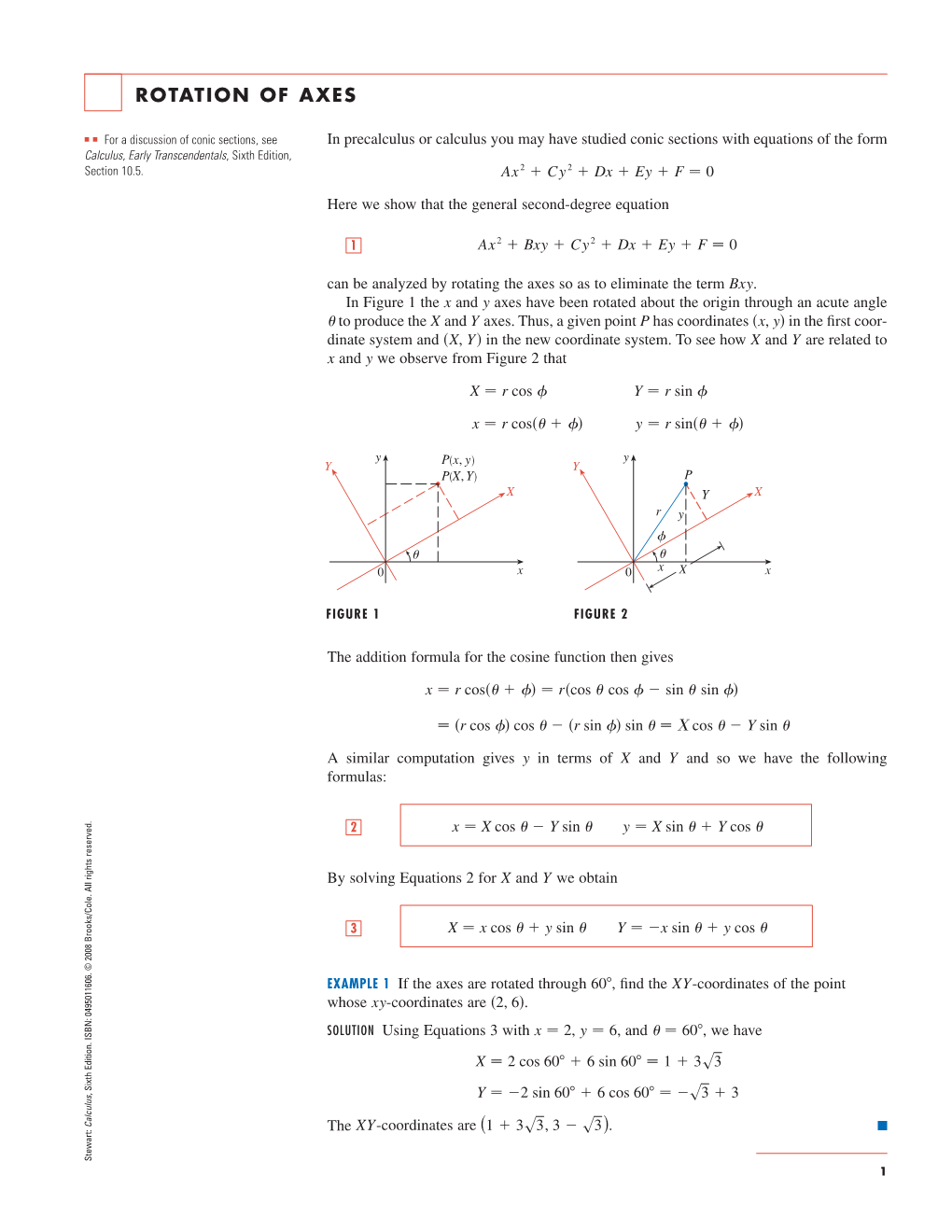 Rotation of Axes