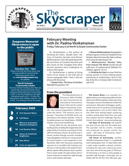 Newsletter Archive the Skyscraper February 2009