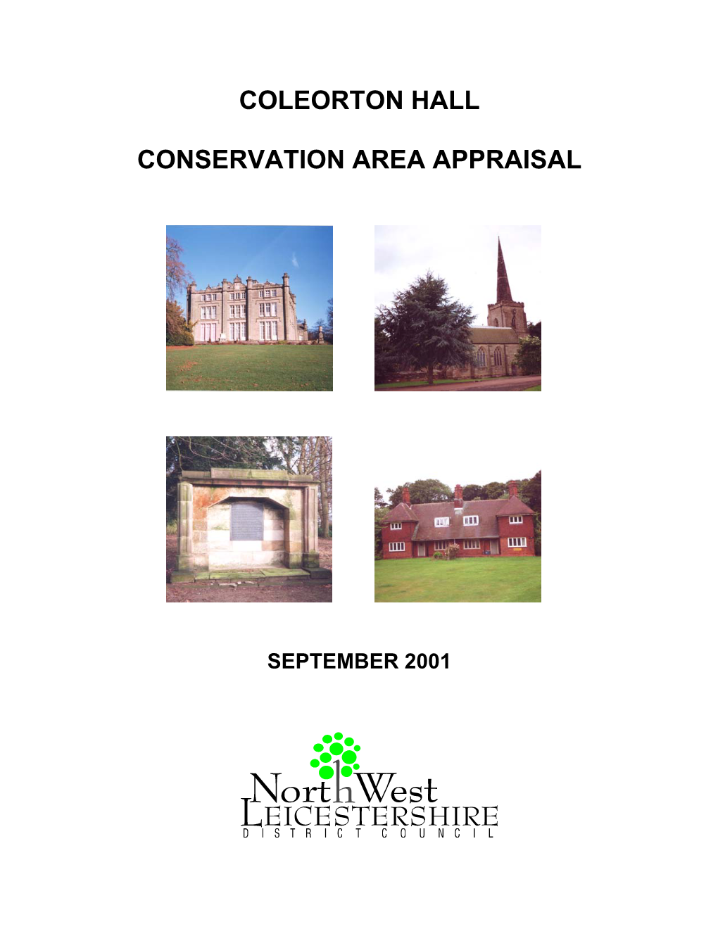 Coleorton Hall Conservation Area Appraisal