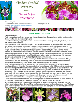 Orchids for Everyone May 2013 Miltonias.Pdf