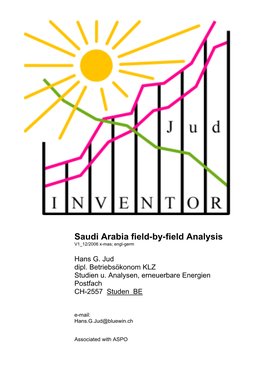 Saudi Arabia Field-By-Field Analysis V1 12/2006 X-Mas; Engl-Germ