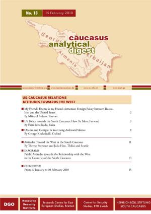 Caucasus Relations Attitudes Towards the West