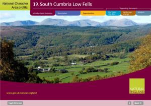 19. South Cumbria Low Fells Area Profile: Supporting Documents