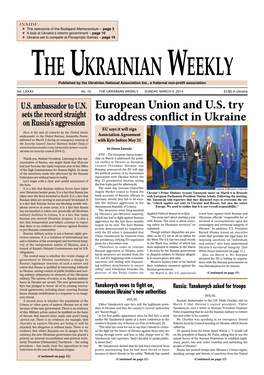 The Ukrainian Weekly 2014, No.10