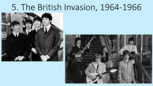 5. the British Invasion, 1964-1966
