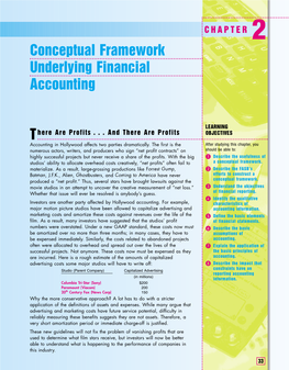 Conceptual Framework Underlying Financial Accounting