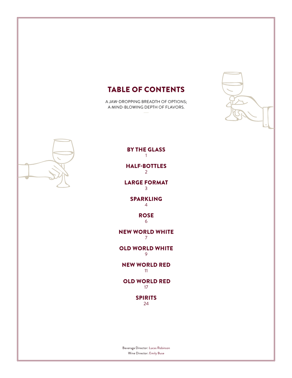 Table of Contents