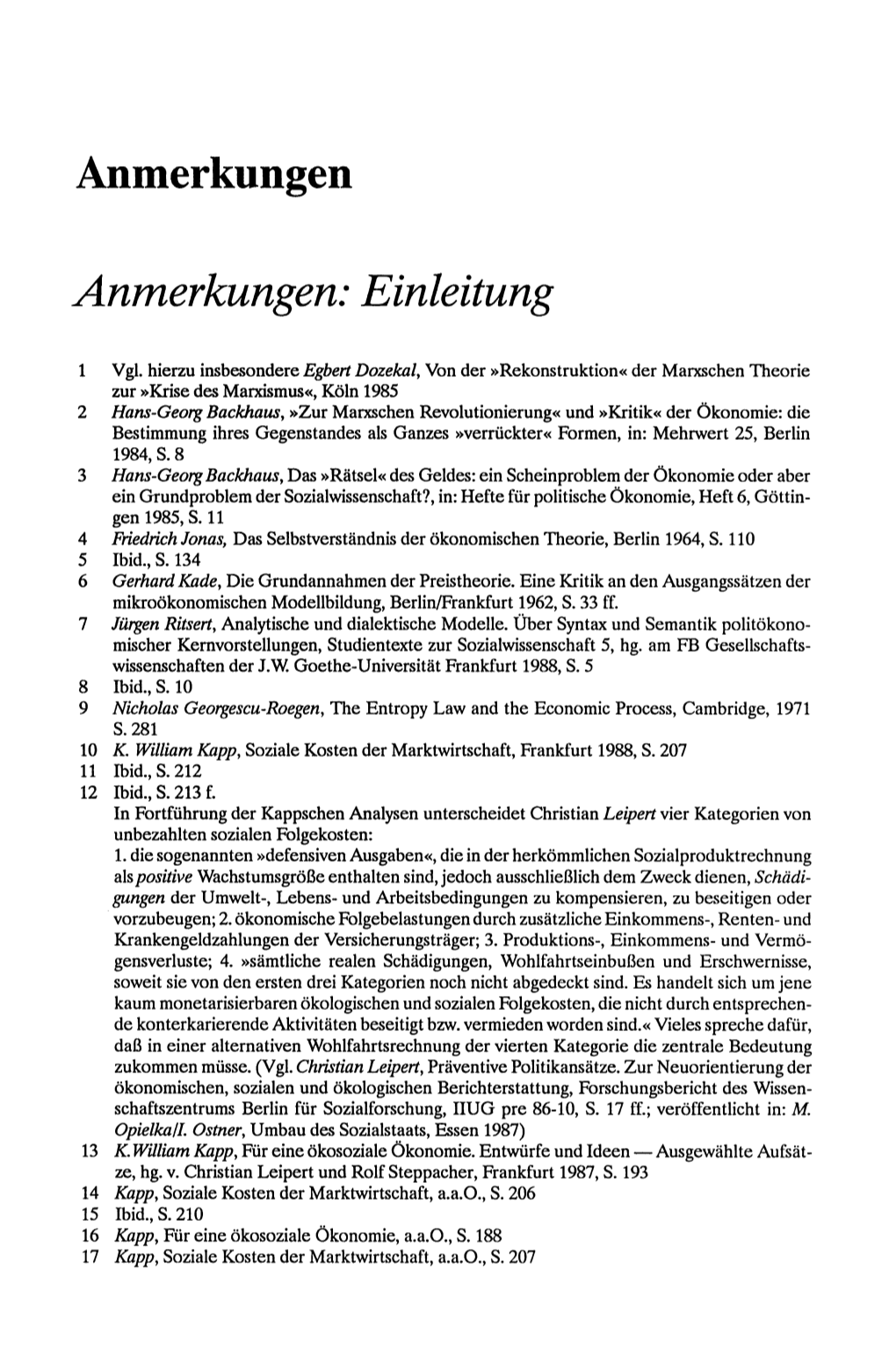 Anmerkungen: Einleitung