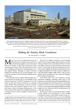 Making the Stanley Mosk Courthouse by Michael L