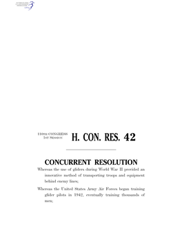 H. Con. Res. 42