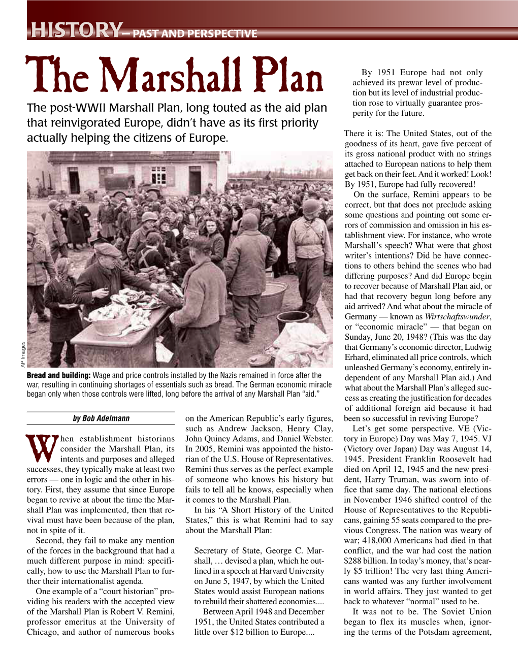 The Marshall Plan