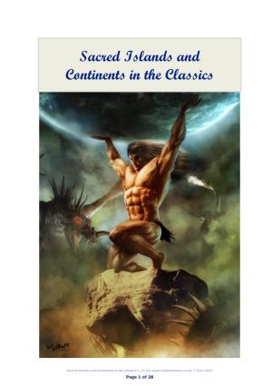 Sacred Islands and Continents in the Classics