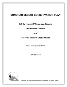 Sonoran Desert Conservation Plan