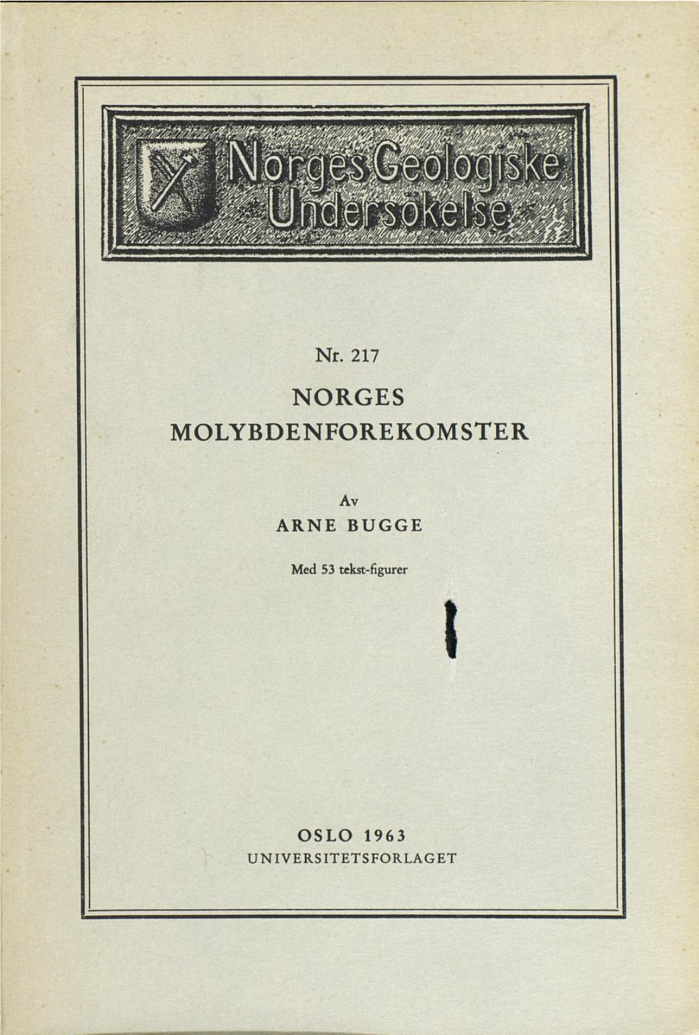 Norges Molybdenforekomster