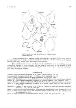 Sri Lanka Freshwater Namely the Cyclopoija Tfree Living and Parasite, Calanoida and Harpa::Ticoida