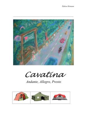 Cavatina Andante, Allegro, Presto