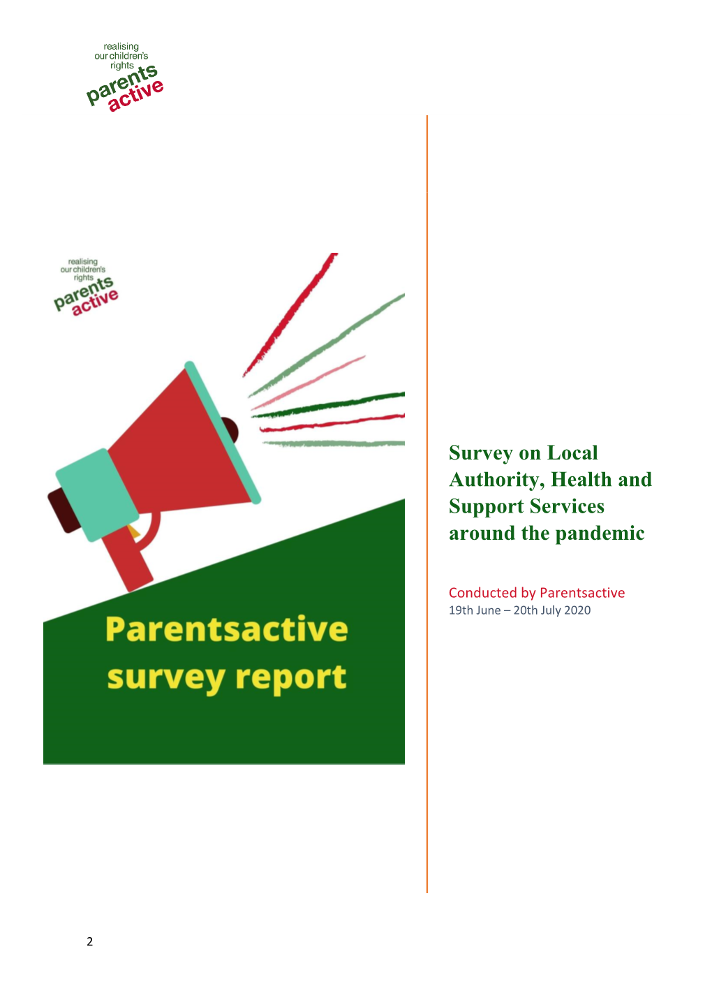 Parentsactive Survey