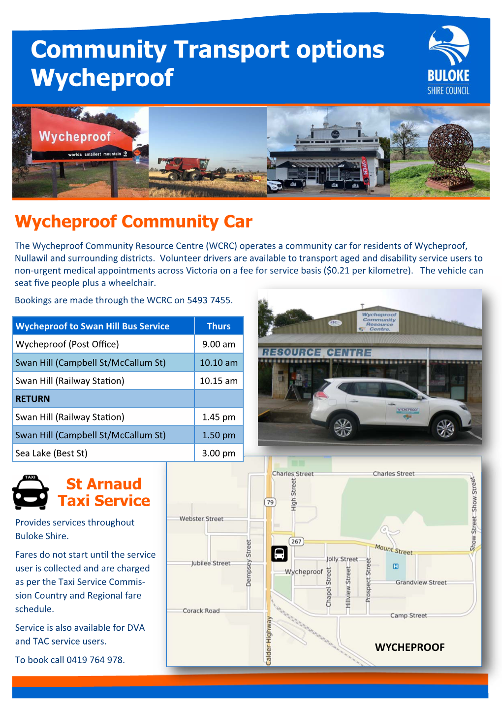 Community Transport Options Wycheproof