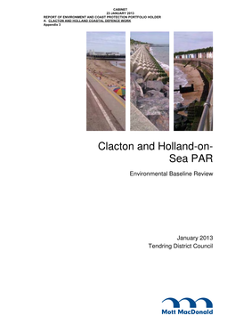 Clacton and Holland-On- Sea PAR
