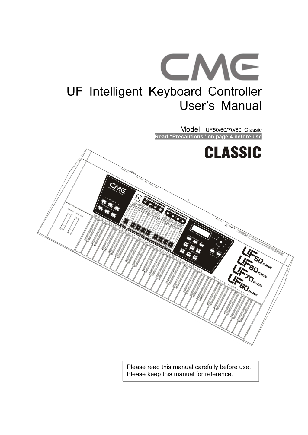 UF Intelligent Keyboard Controller User's Manual