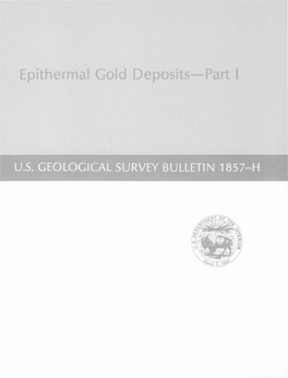 Epithermal Gold Deposits-Paf! I