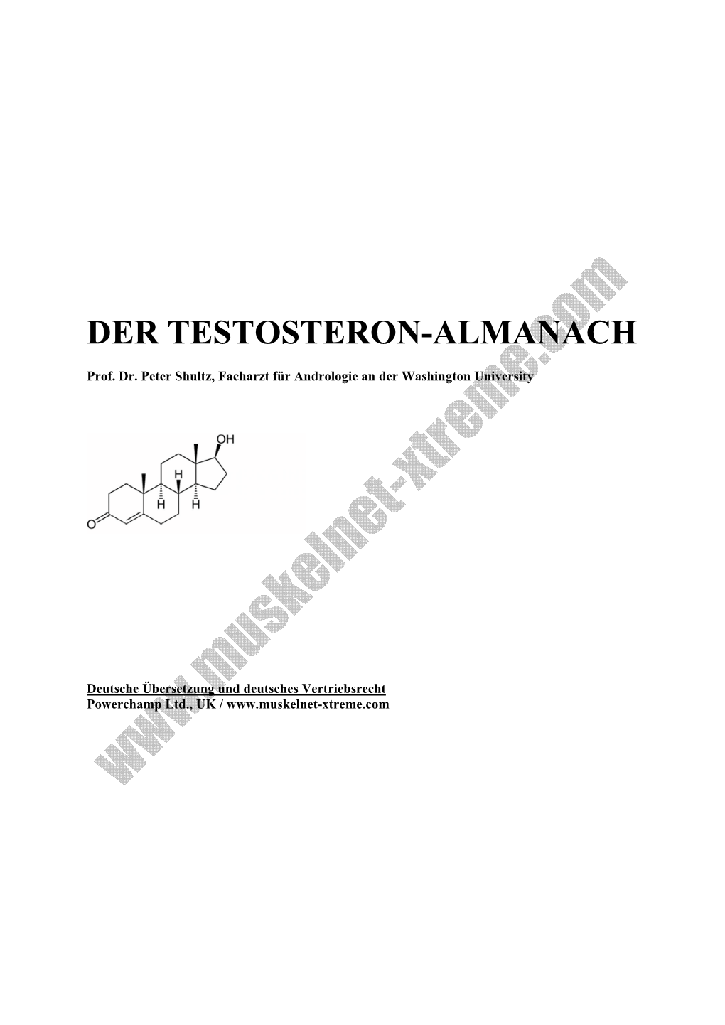 Der Testosteron-Almanach