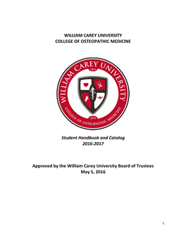 William Carey University College of Osteopathic Medicine