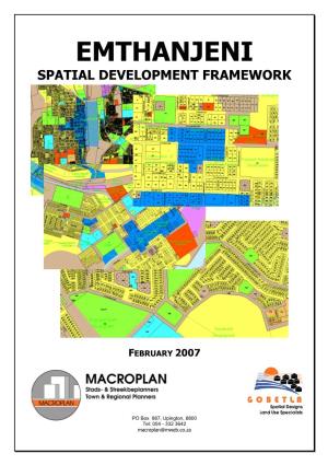 Emthanjeni Spatial Development Framework February 2007