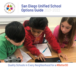 San Diego Unified School Options Guide 2021-2022
