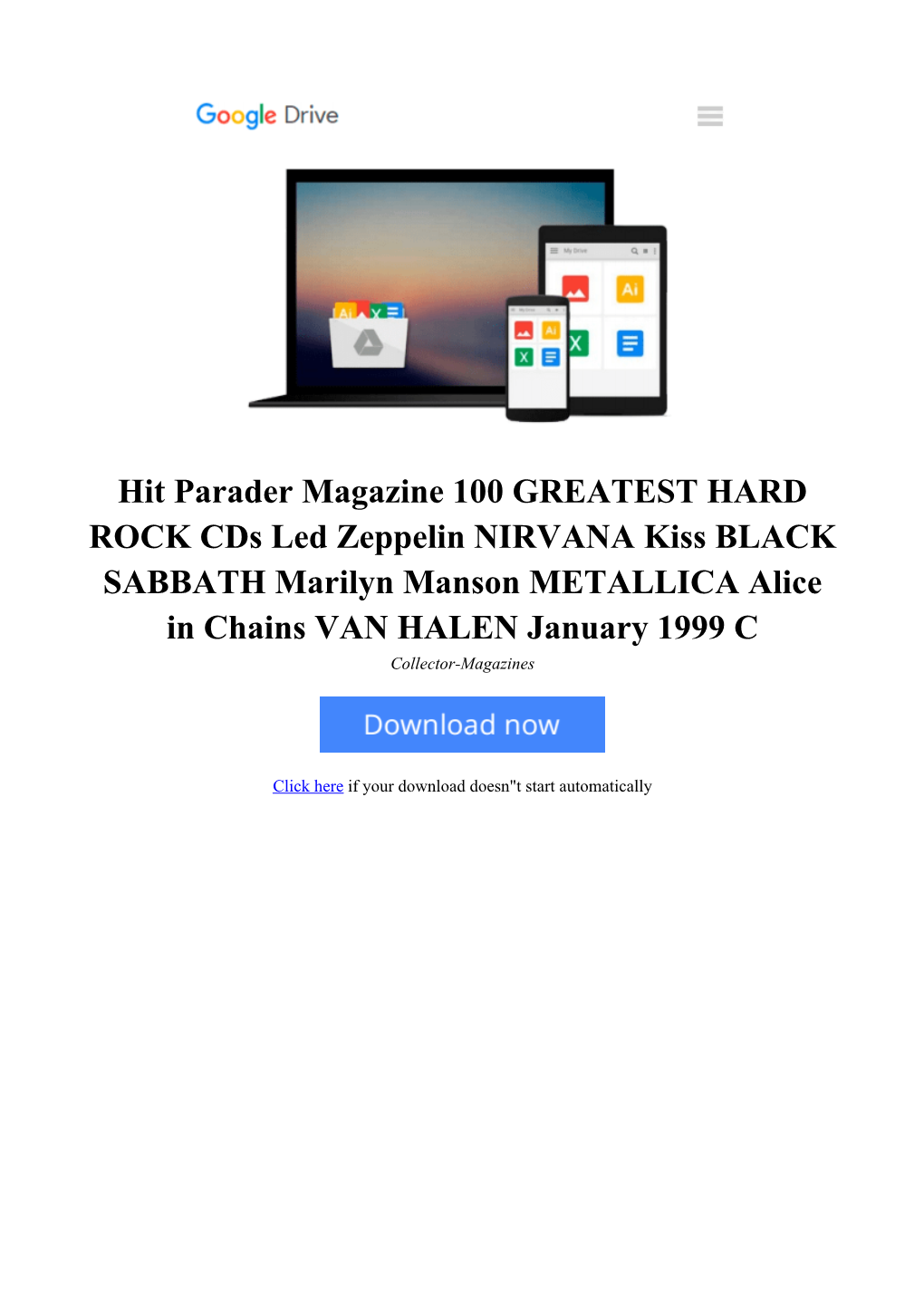 [NUGT]⋙ Hit Parader Magazine 100 GREATEST HARD ROCK Cds Led