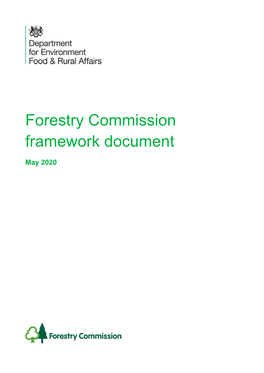 Forestry Commission Framework Document