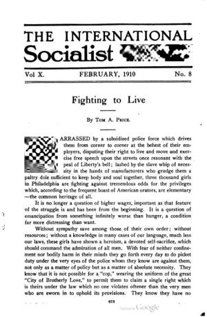 THE INTERNATIONAL Socialist Review
