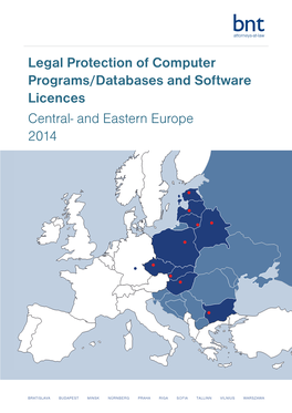 Legal Protection of Computer Programs/Databases and Software Licences Central- and Eastern Europe 2014