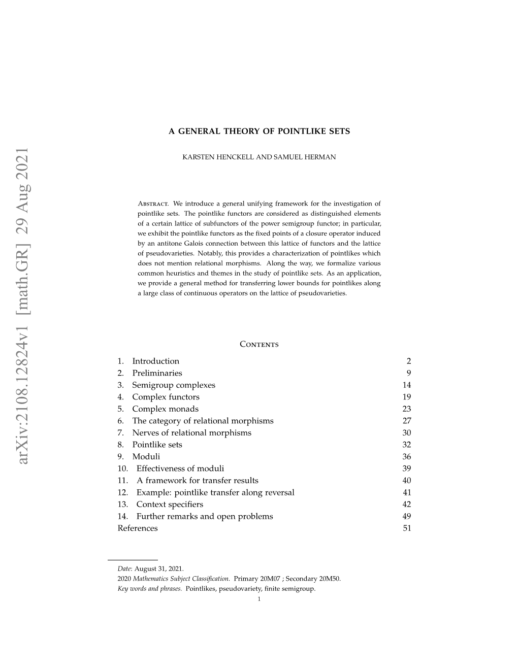 Arxiv:2108.12824V1 [Math.GR] 29 Aug 2021 E Od N Phrases