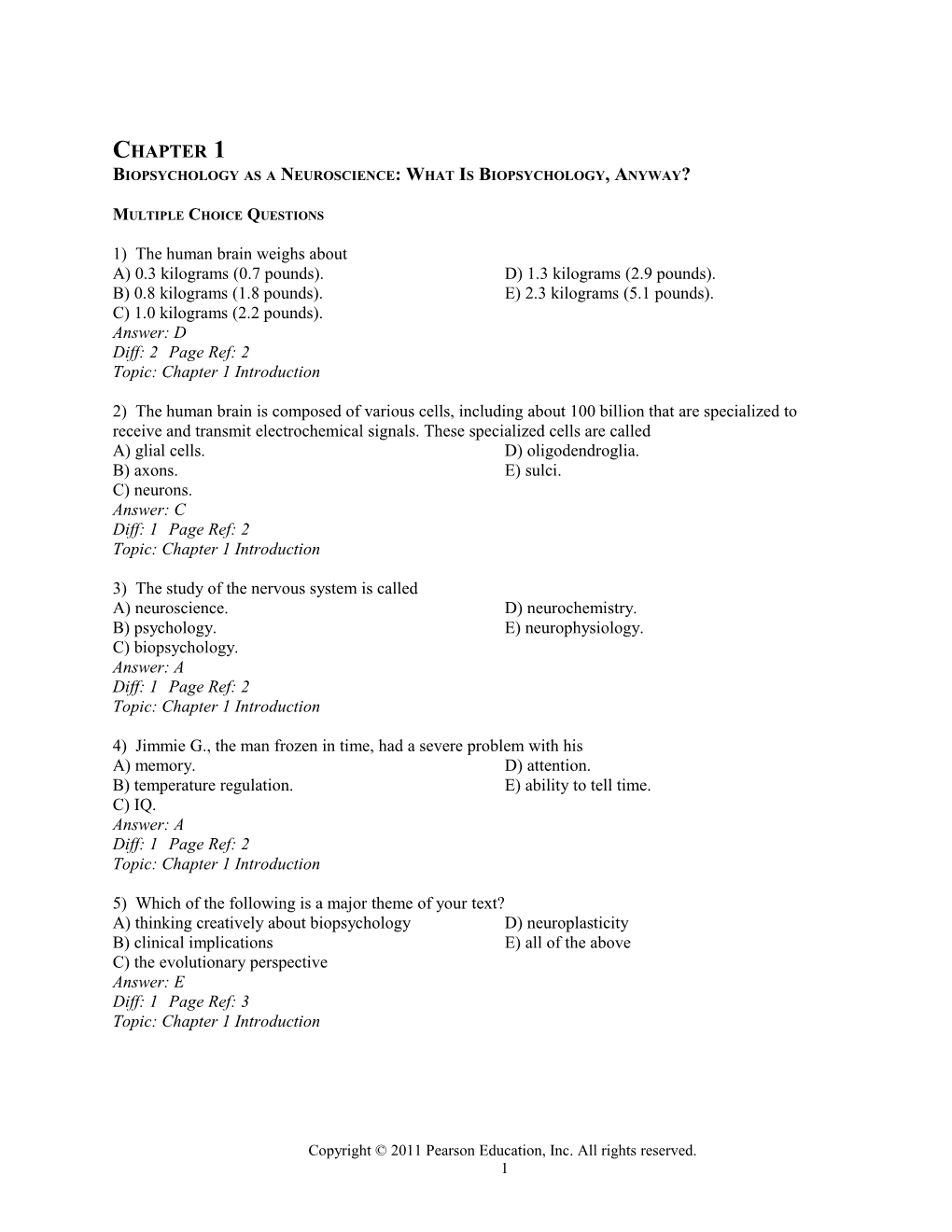 Biopsychology As a Neuroscience: What Is Biopsychology, Anyway?