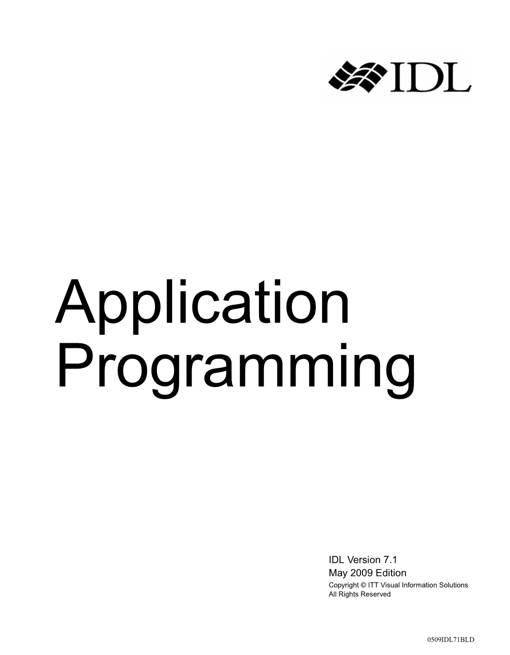 Application Programming