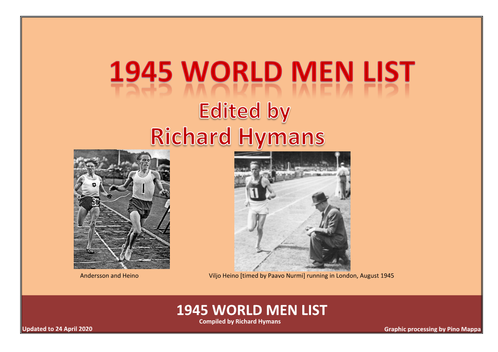 1945 World Men List