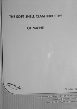 The Soft-Shell Clam Industry of Maine