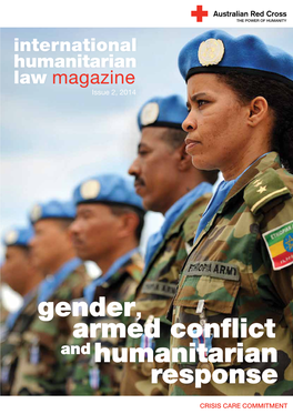 Humanitarian Response Armed Conflict Gender