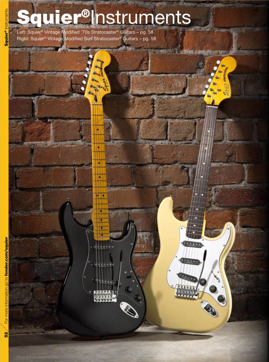 Squier®Instruments Instruments