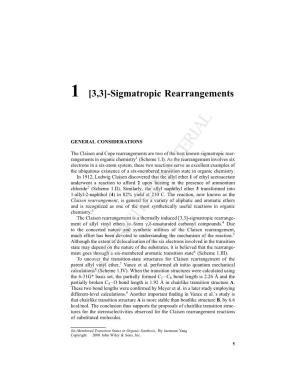 1 [3,3]-Sigmatropic Rearrangements