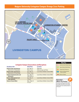 Livingston Campus Orange Zone Parking