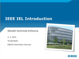 IEEE IEL Introduction