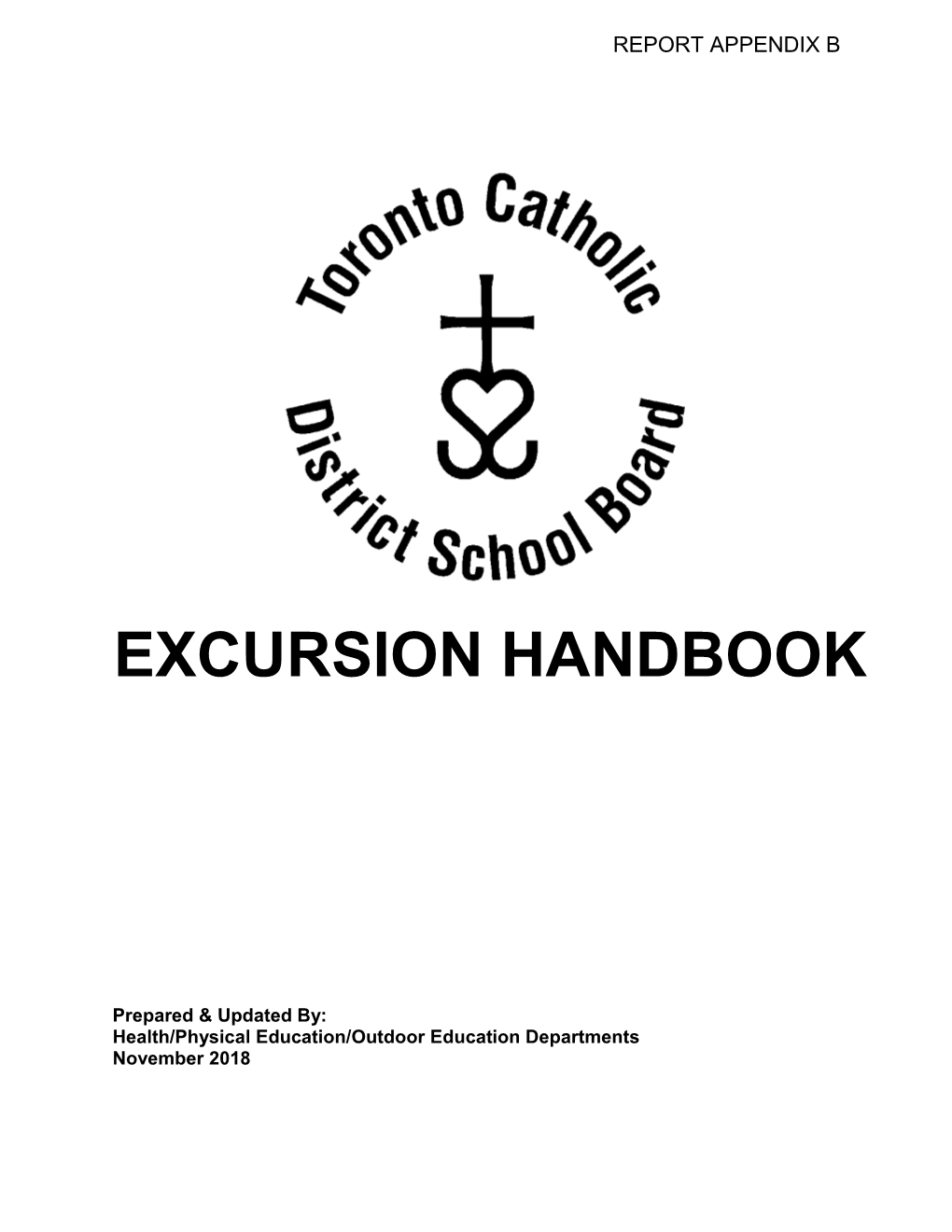 Report Appendix B-Excursion Handbook