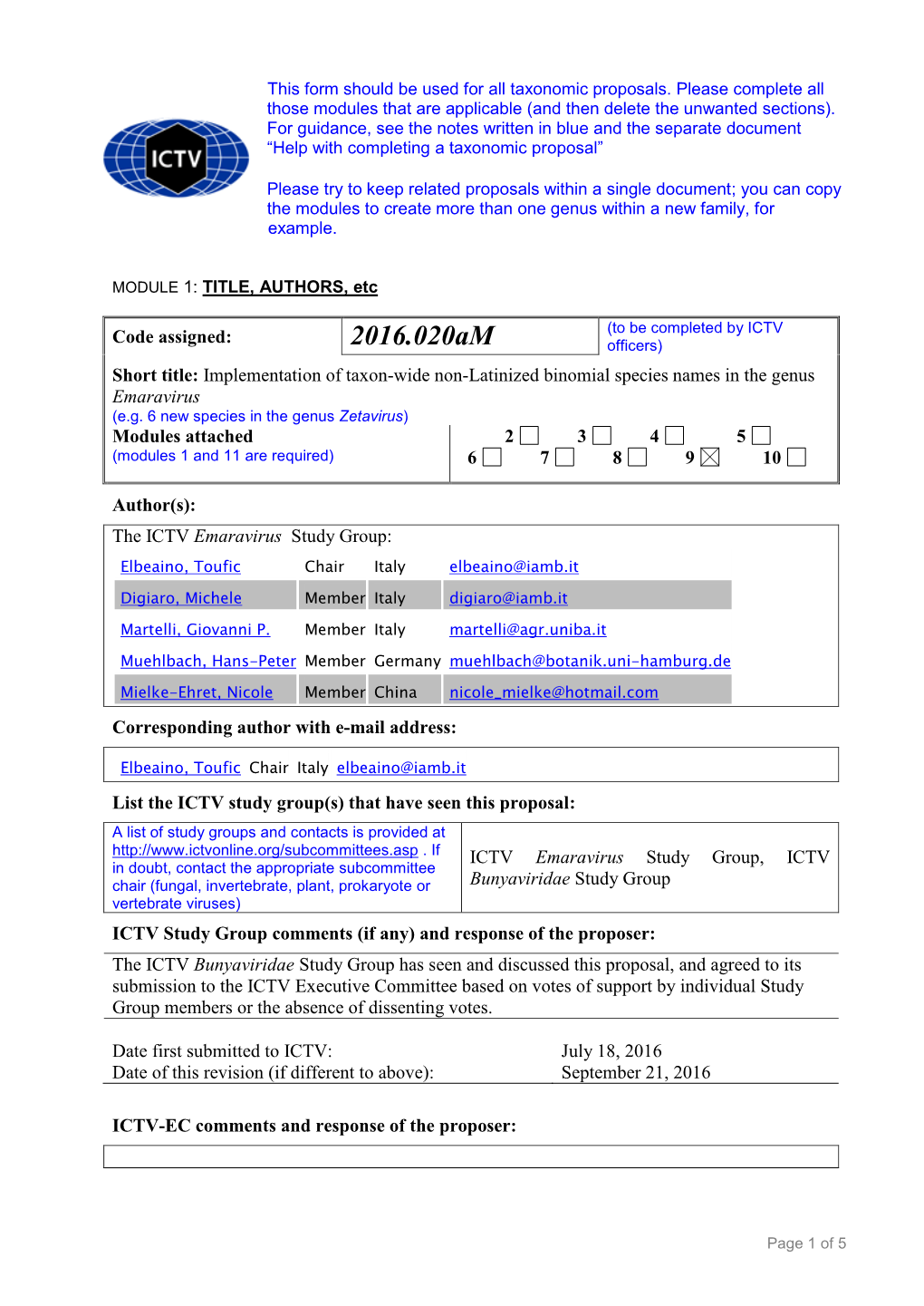 Complete Sections As Applicable