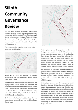 Silloth Community Governance Review